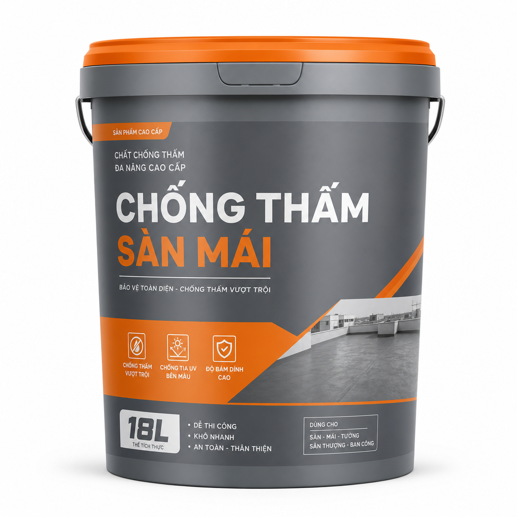 Sơn chống thấm sàn mái